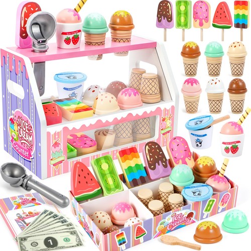Ice cream play - cream, 3-5